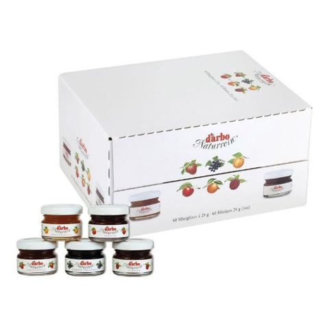 d'arbo Naturrein Sortiment Konfitüre Extra Minigläser 60x28g