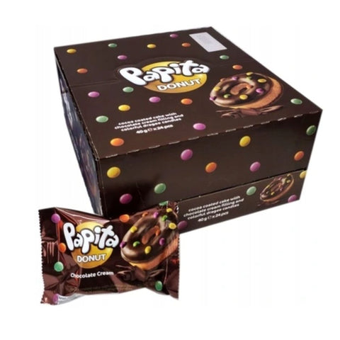Papita Donut Schokolade 24x 40g
