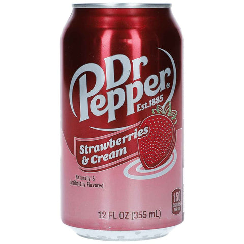 Dr Pepper Strawberries and Cream 355ml