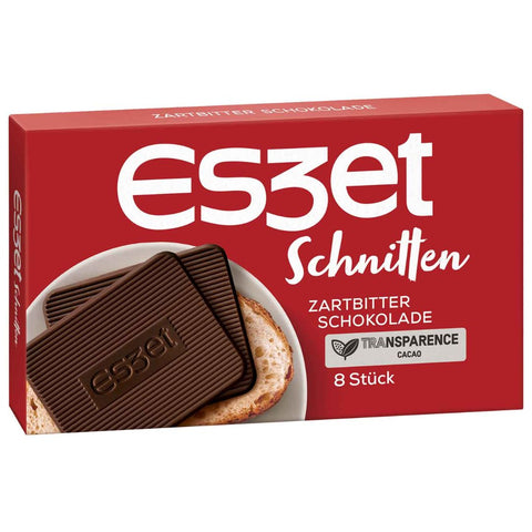 Eszet Schnitten Zartbitter Schokolade 8er 75g