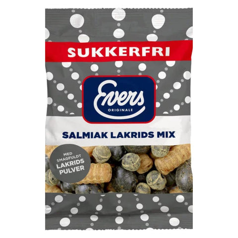 Evers Salmiak Lakritz Mix Zuckerfreier 70g