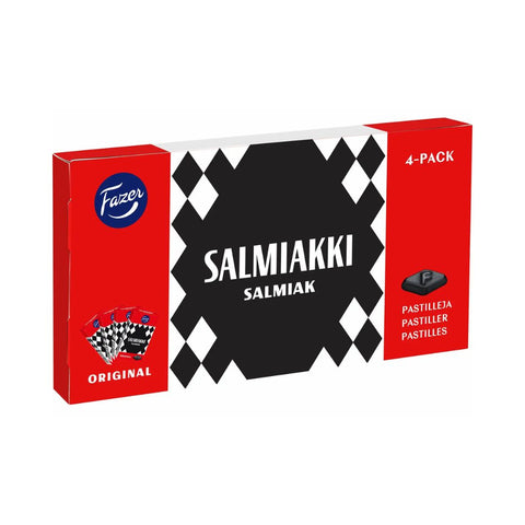 Fazer Salmiakki 4-Pak 160g