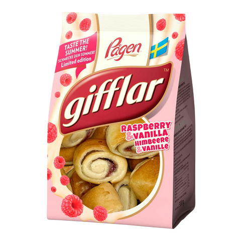 Pågen Gifflar Himbeer & Vanille 260g
