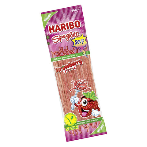 Haribo Spaghetti Strawberry Sour 200g Btl