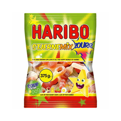 Haribo Stjerne Mix Sauer 375g