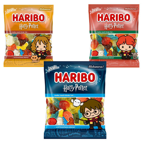 HARIBO Harry Potter Gummibärchen Harry, Hermine & Ron