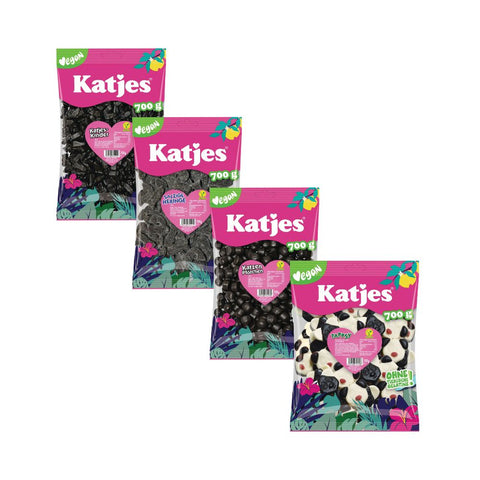 Katjes Lakritz Paket 2800g (4x 700g)