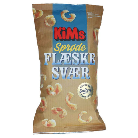 Kims Sprode Flaeske Svaer - Knusprige, frittierte Schweineschwarten 95g