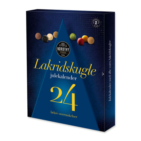 Nordthy Kalender mit Lakritzkugeln 260g