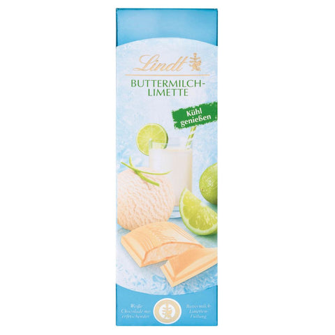 Lindt Buttermilch-Limette Weiße Schokolade Tafel 100g