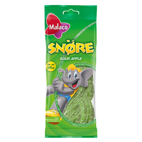 Malaco Sour Apple Snörer 94g
