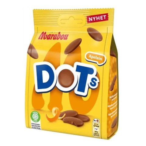 Marabou Dots Apelsin 120g