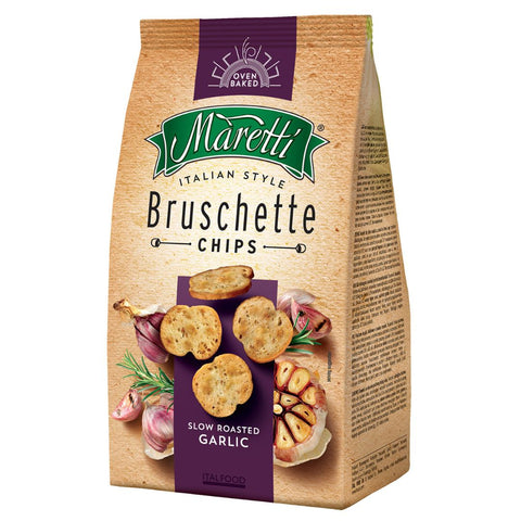 Maretti Bruschette Chips Slow Roasted Garlic 150g