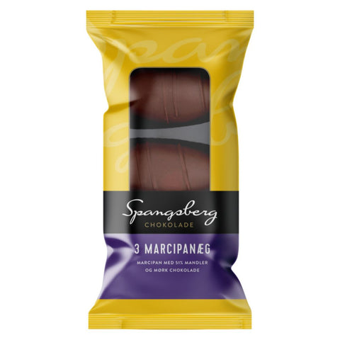 Spangsberg Marzipan Eier mit zartbitter Schokolade 3er 75g