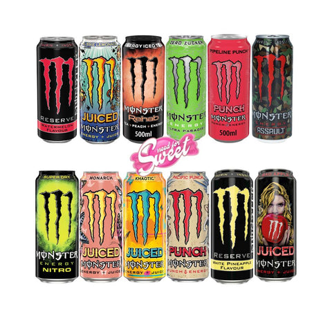 12x Monster Energy 0,5l - Testpaket