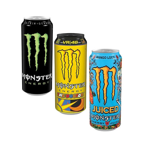Monster Energy Mixpaket 3er Set (6 Ds.)