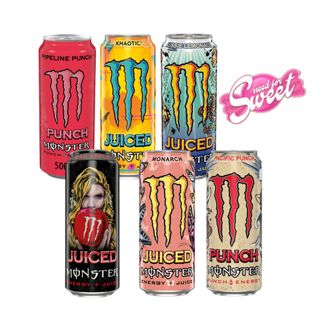 12x Monster Juiced Energy 0,5l - Testpaket