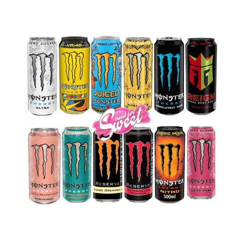 12x Monster Energy 0,5l - Testpaket II