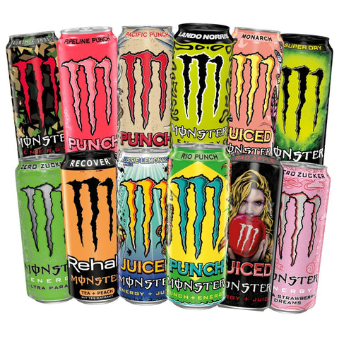 12x Monster Energy 0,5l - Testpaket