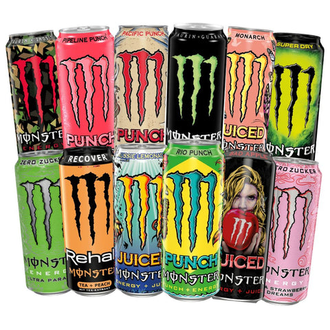 12x Monster Energy 0,5l - Testpaket