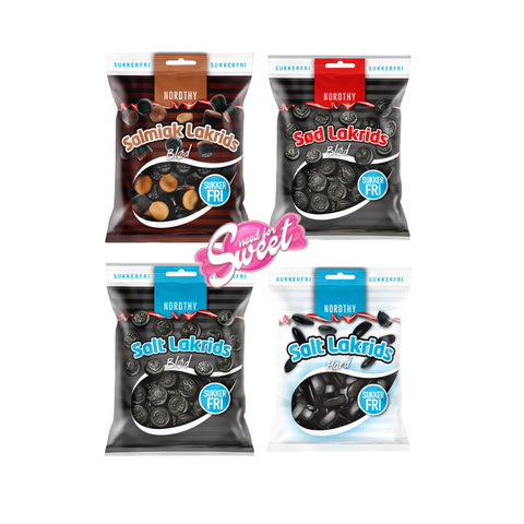 Nordthy Lakritzpaket Zuckerfrei 280g