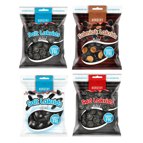Nordthy Lakritzpaket Zuckerfrei 280g