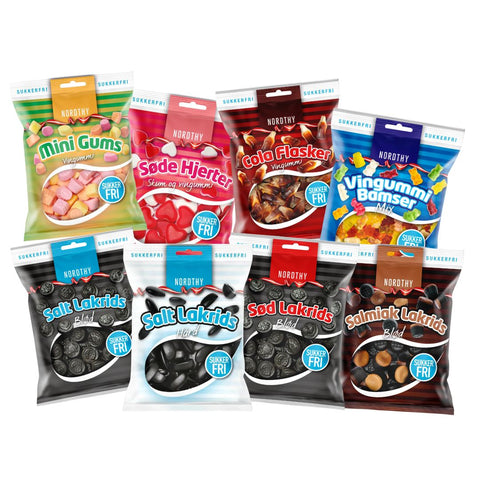 Nordthy Zuckerfreies Naschpaket 570g