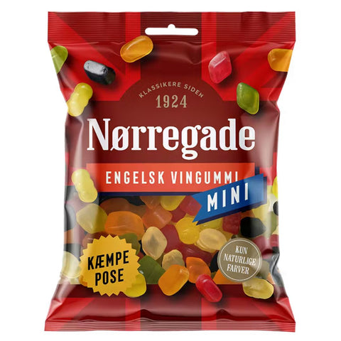 Nørregade Englisch Weingummi & Lakritzkonfekt Mini 300g