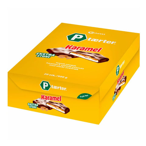 Carletti P-Tærter Ekstra Store Karamel 500g