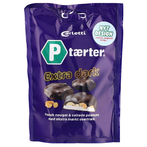 Carletti P-Tærter Extra dark 60g