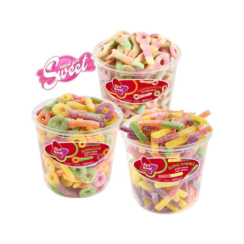 Red Band Mix Paket IV - Zauberschnuller, Saure-Schnuller, Saure Briketts