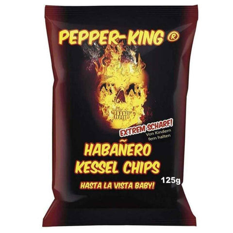 Pepper-King Habanero Kessel Chips "EXTRA SCHARF" 125g