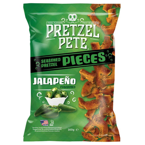 Pretzel Pete Jalapeno 160g
