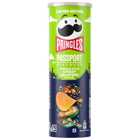 Pringles Passport Mexican Cheesy Jalapeno 165g
