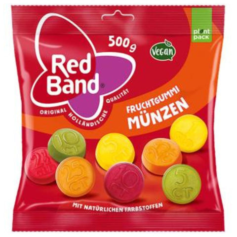 Red Band Fruchtgummi Münzen 500g