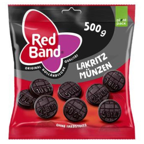 Red Band Lakritz Münzen 500g