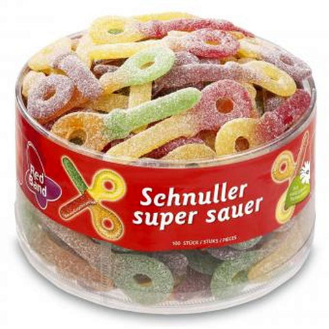 Red Band Fruchtgummi Schnuller Super Sauer 1,2kg 100 ST