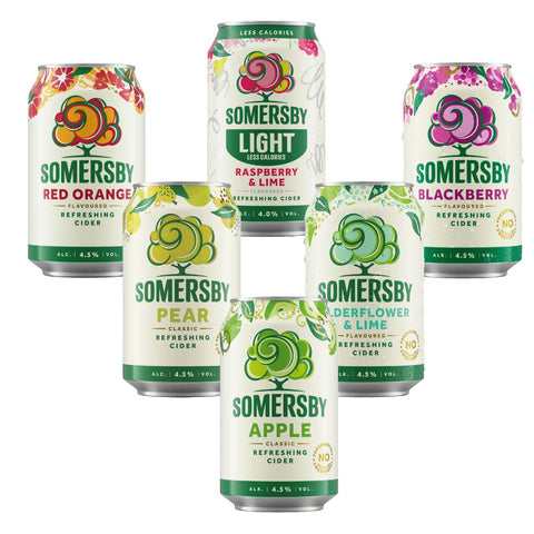 6er Somersby probierset 6x 0,33l 4,5%vol.