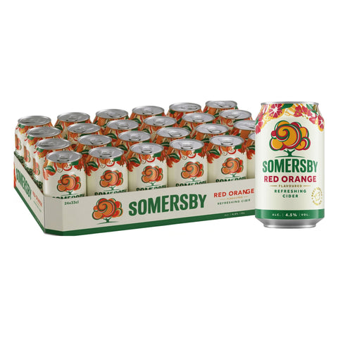 24x Somersby Red Orange 0,33l 4,5%vol.