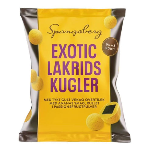 Spangsberg Exotic Lakridskugler 110g