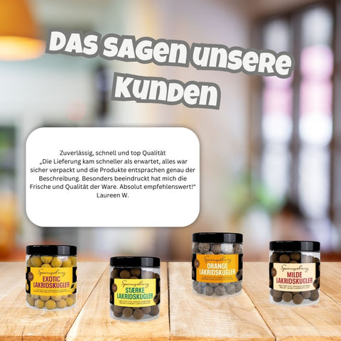 Spangsberg Lakridskugler Probierpacket 4x 450g