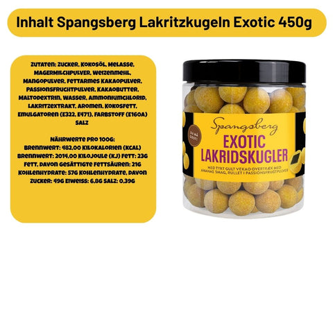 Spangsberg Lakridskugler Exotic 450g