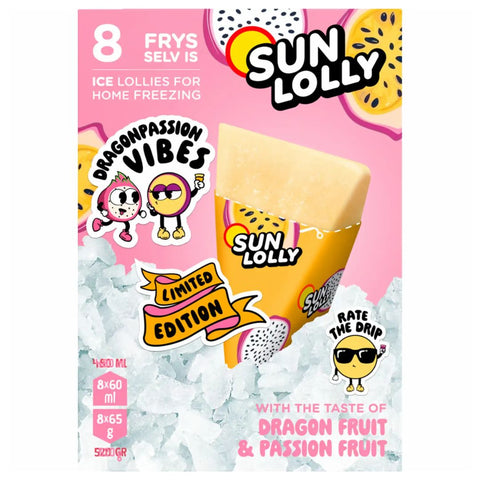 Sun Lolly Drachtenfrucht & Passion 8stk.