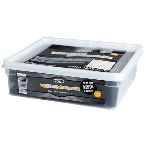 Toms Tommestoke Söt Lakritsstang 50St 1,25KG