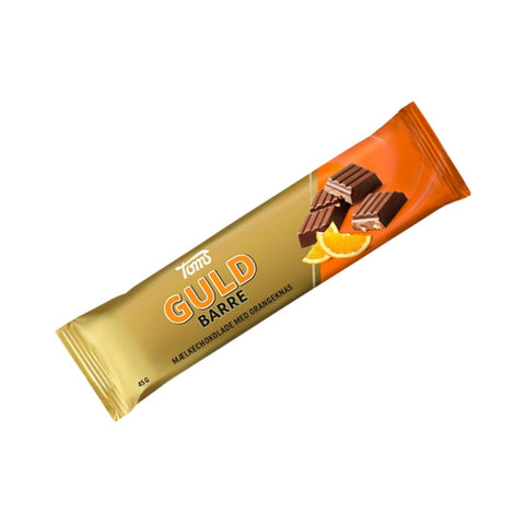 Toms Guld Barre Orangeknas / Orangenkrokant 45g