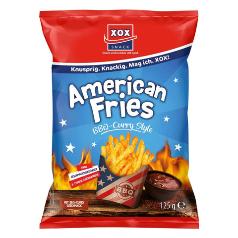 XOX American Fries BBQ-Curry Style 125g